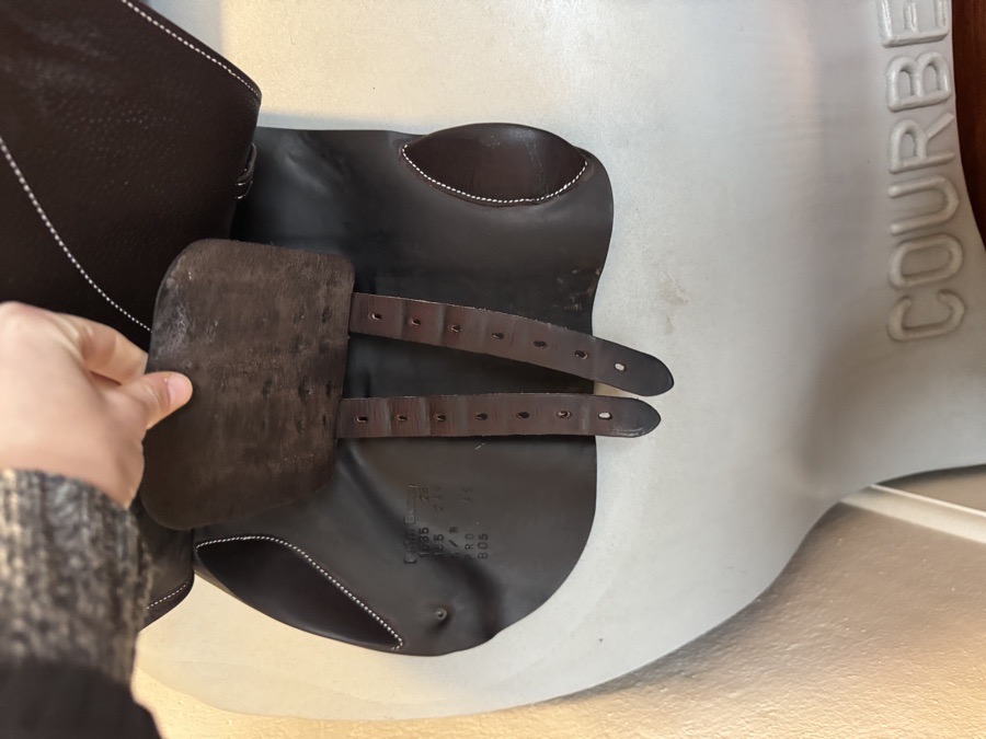 18.5” 2023 Voltaire Palm Beach PRO Saddle - 2AR - Full Buffalo