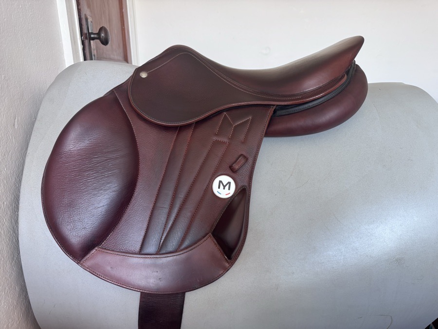 17” Meyer Cross Eventing Saddle - Monoflap XC - 2021 - MINT DEMO
