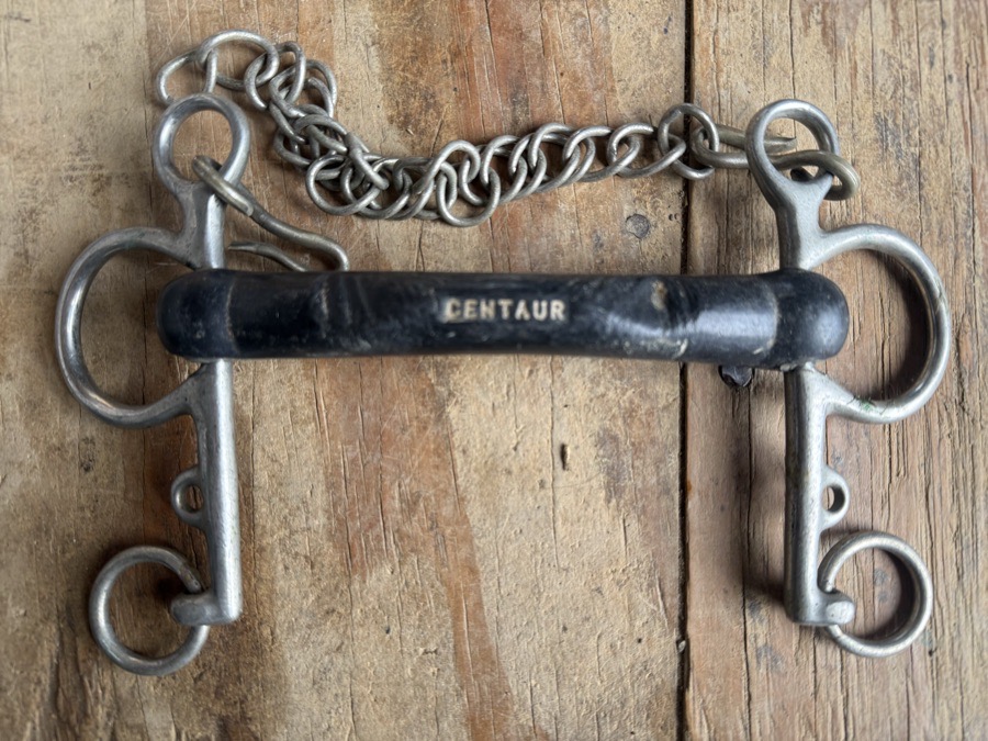 5.5” Centaur mullen mouth rubber pelham