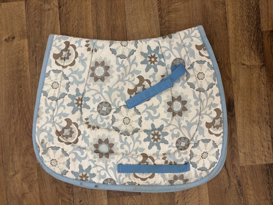 Pony Pad Equine Couture Blue Paisley