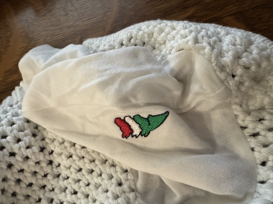 Equiline white bonnet