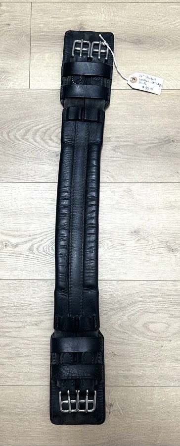 26” Padded Leather Dressage Girth