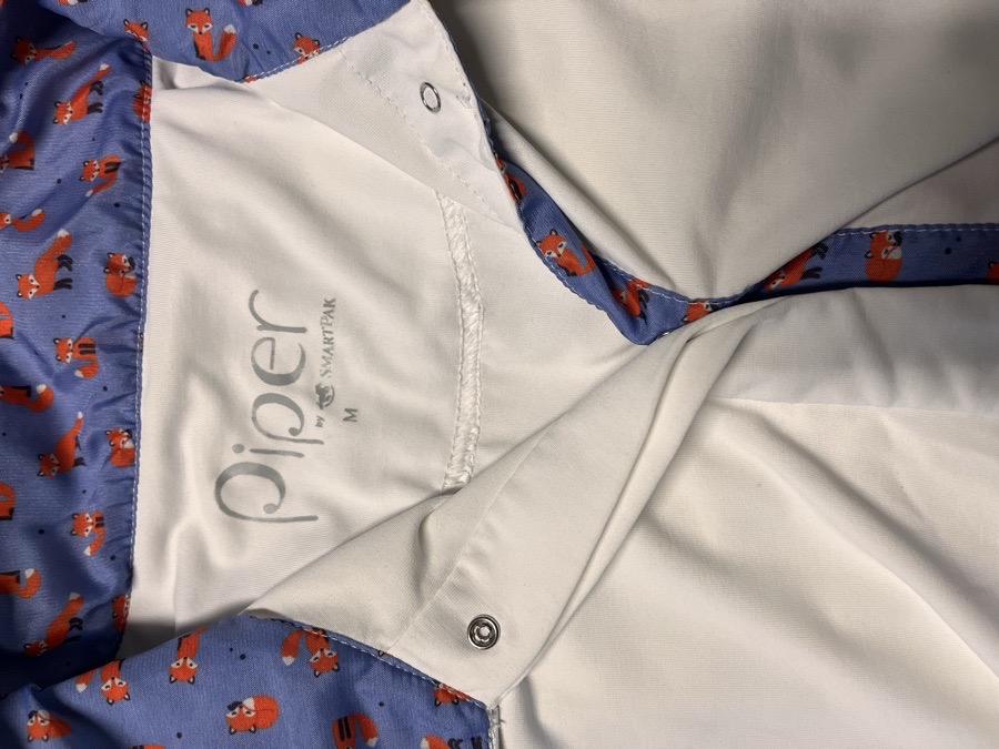 PIPER BY SMARTPAK Short sleeve fox print show shirt