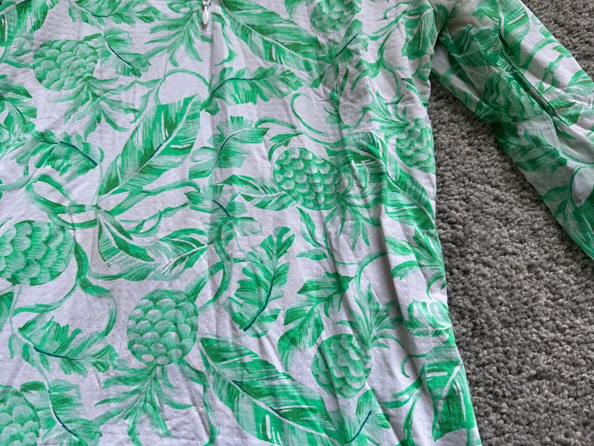 Xs icikuls pineapple print sunshirt