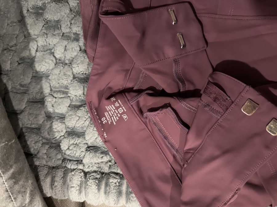 FREE RIDE PRO SPARKLE BREECHES - MERLOT