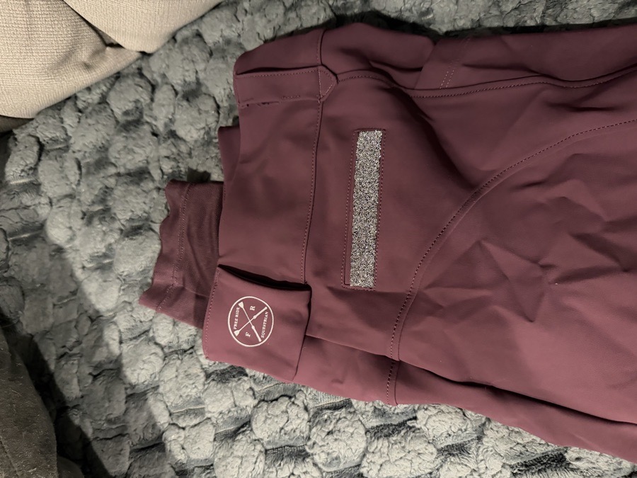 FREE RIDE PRO SPARKLE BREECHES - MERLOT