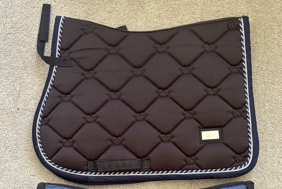 Brown Equestrian Stockholm Jump Saddle Pad