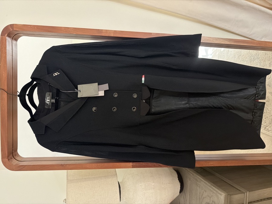 Alessandroablanese black mesh shadbelly