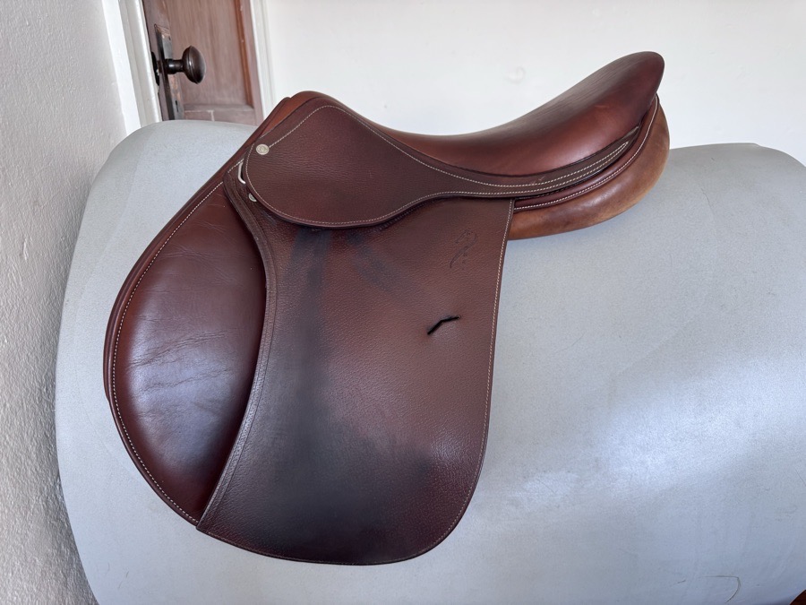 17.5” Antares Saddle - 3L - Grain / Calf - Excellent! 