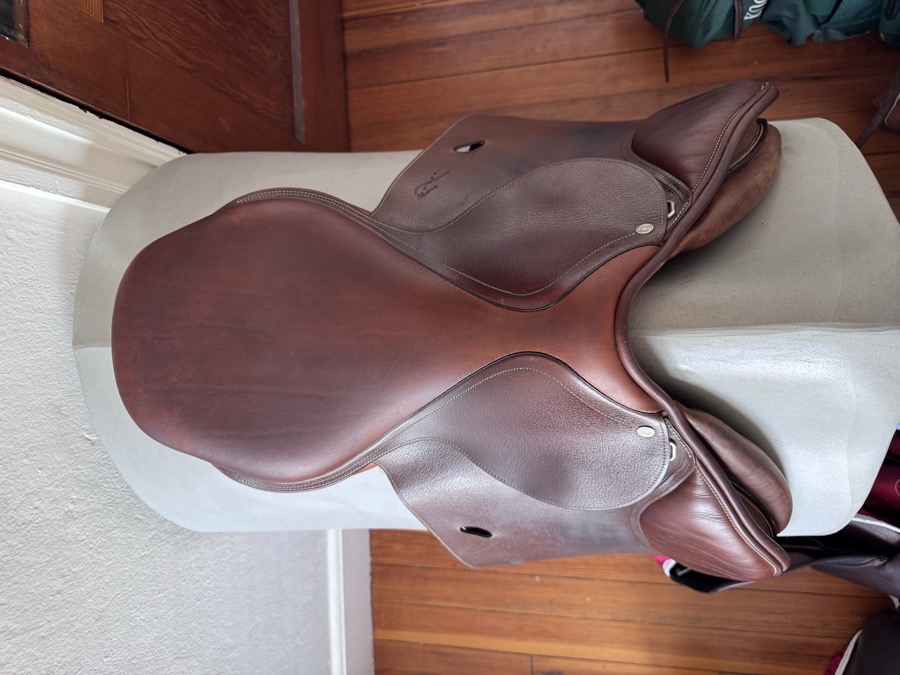 17.5” Antares Saddle - 3L - Grain / Calf - Excellent!