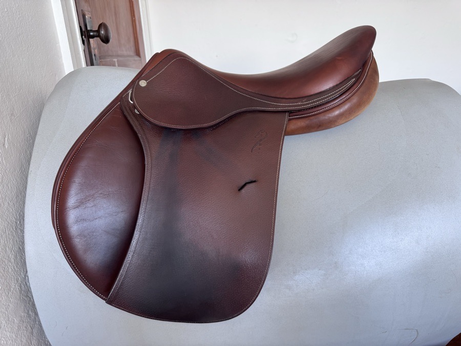 17.5” Antares Saddle - 3L - Grain / Calf - Excellent! 