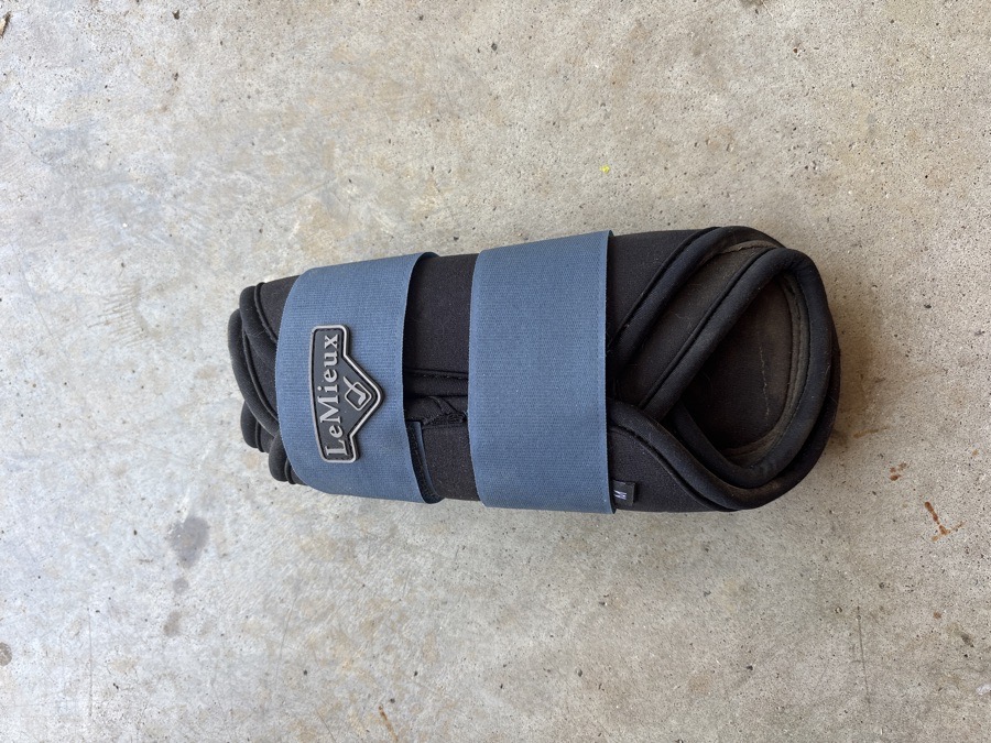 LeMieux grafter brushing boots atlantic