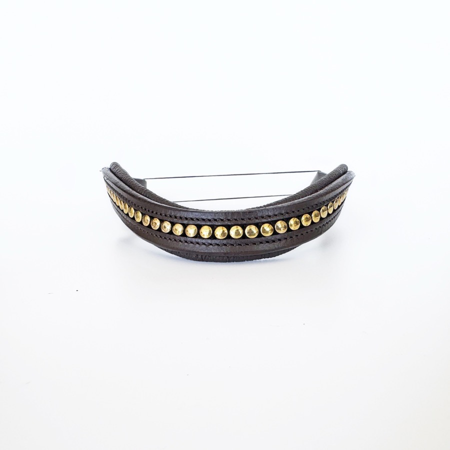 Gold Beaded Browband 