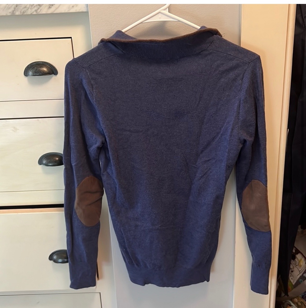 Essex Classic Denim Trey Quarter-Zip Sweater