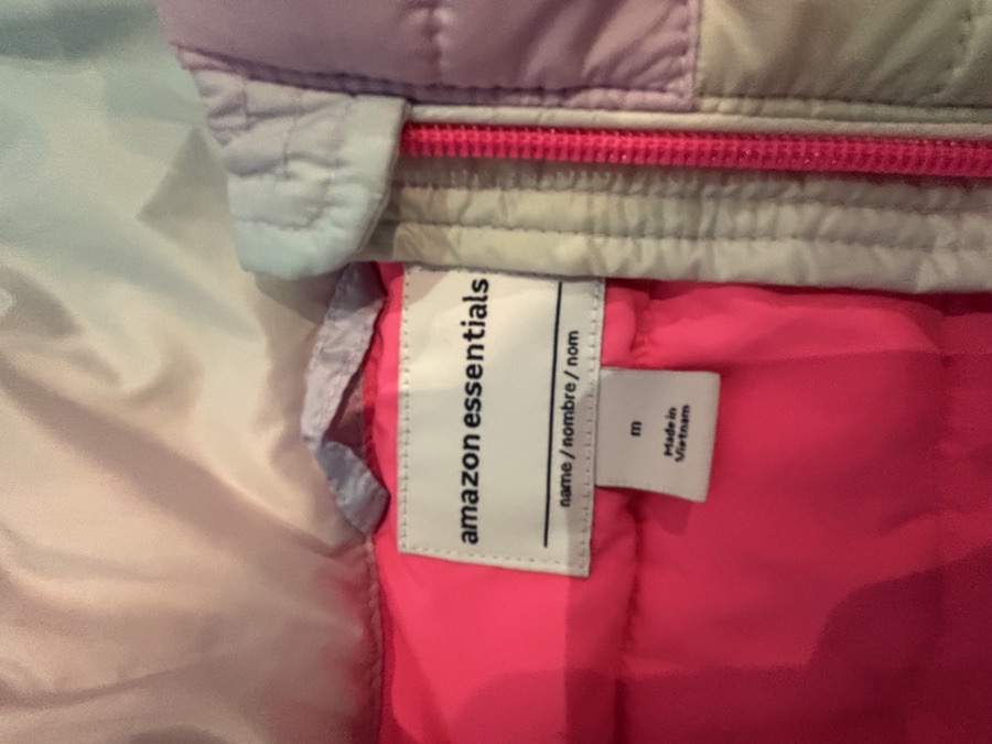 Amazon essentials girls puffy barn coat