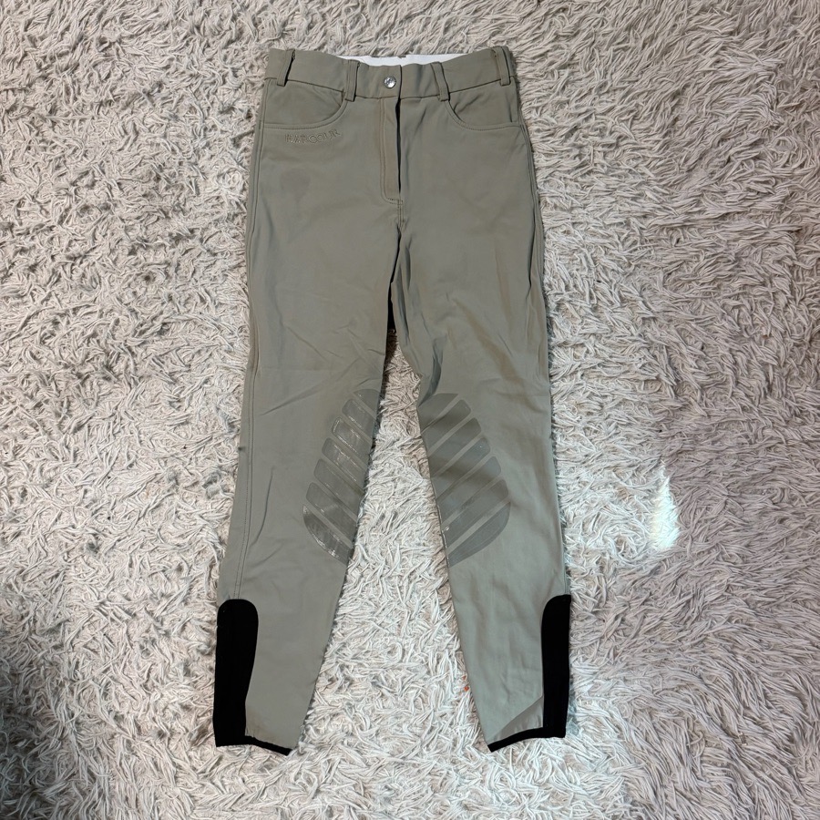 Women’s Size US24 Tan Harcour Knee Patch Horseback Riding Breeches
