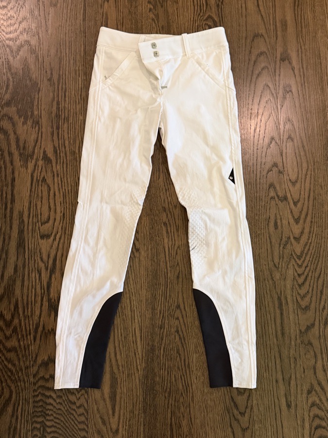 Equiline “X Shape” White Show Breeches IT 42 (US 26)