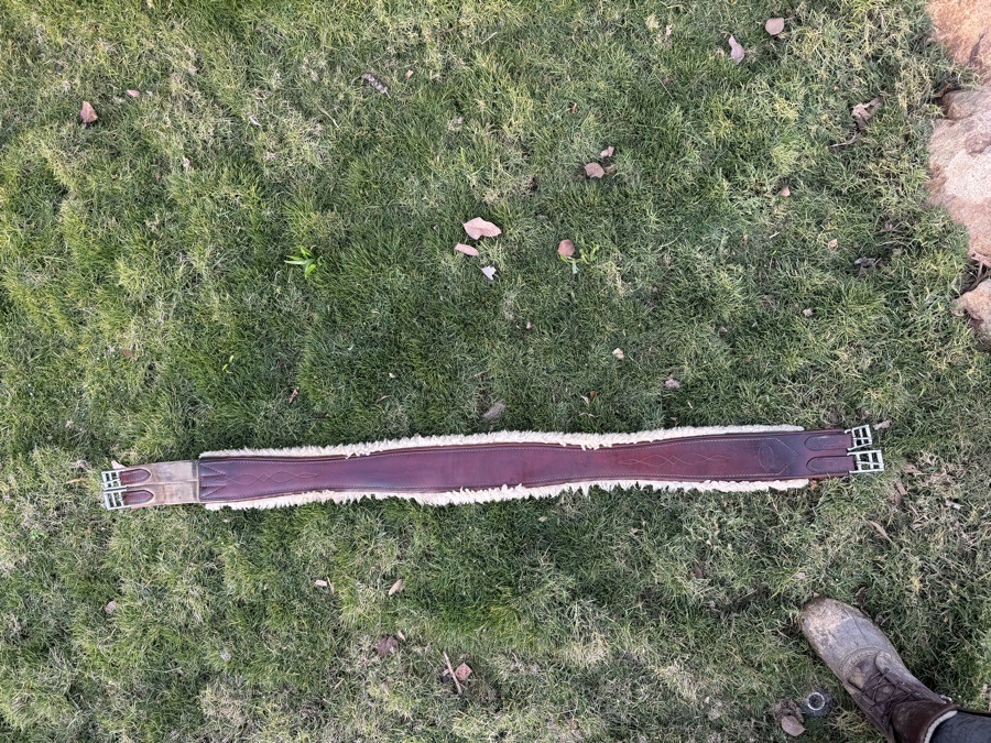 Edgewood sheepskin girth