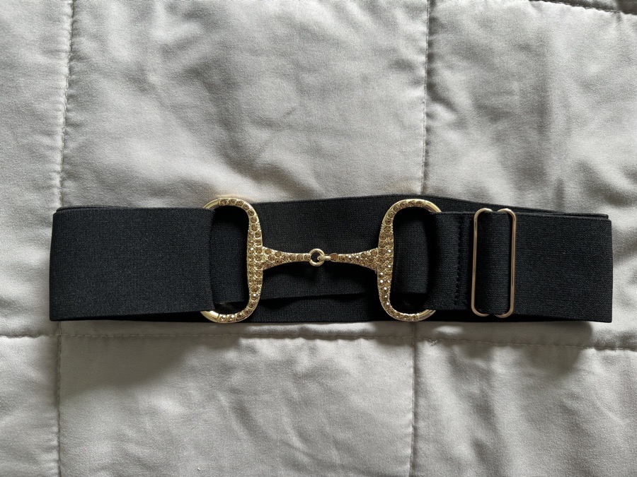 Gold rhinestone belt