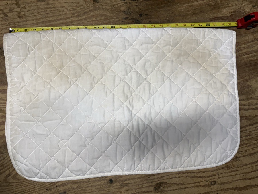 White baby pad