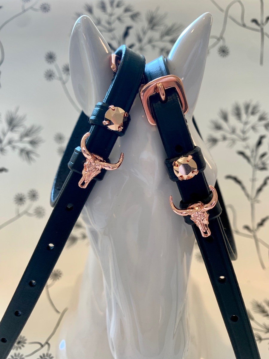 Rose Gold spur straps 