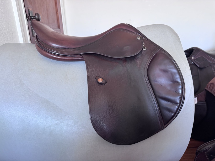 18” Tad Coffin TC2 SmartRide Performance Saddle - 2012 - Grain / Calf - RARE!