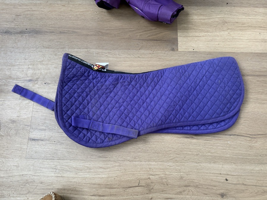 Equine Comfort Half Pad - Purple