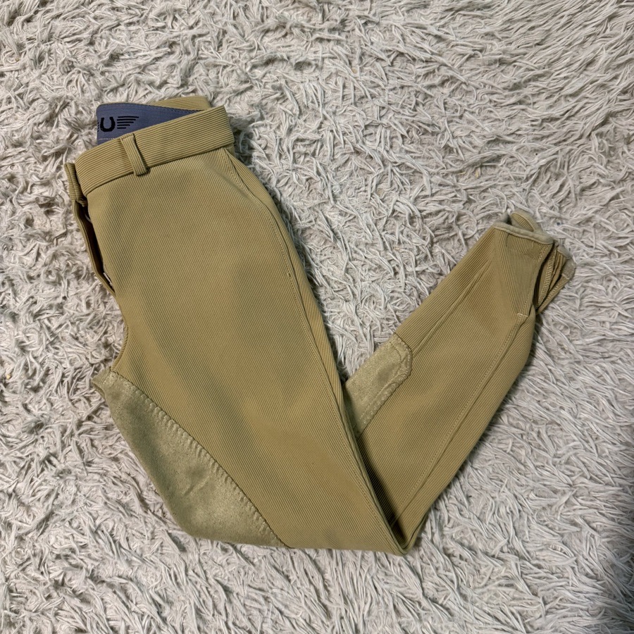 Women’s Size 24 Tan Tuffrider Full Seat Horseback Riding Breeches. Good Cond.