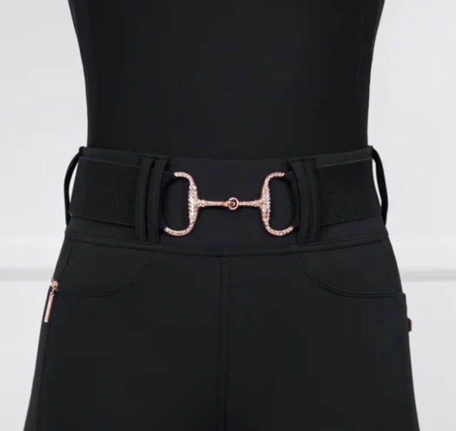 Rose gold rhinestone belt 