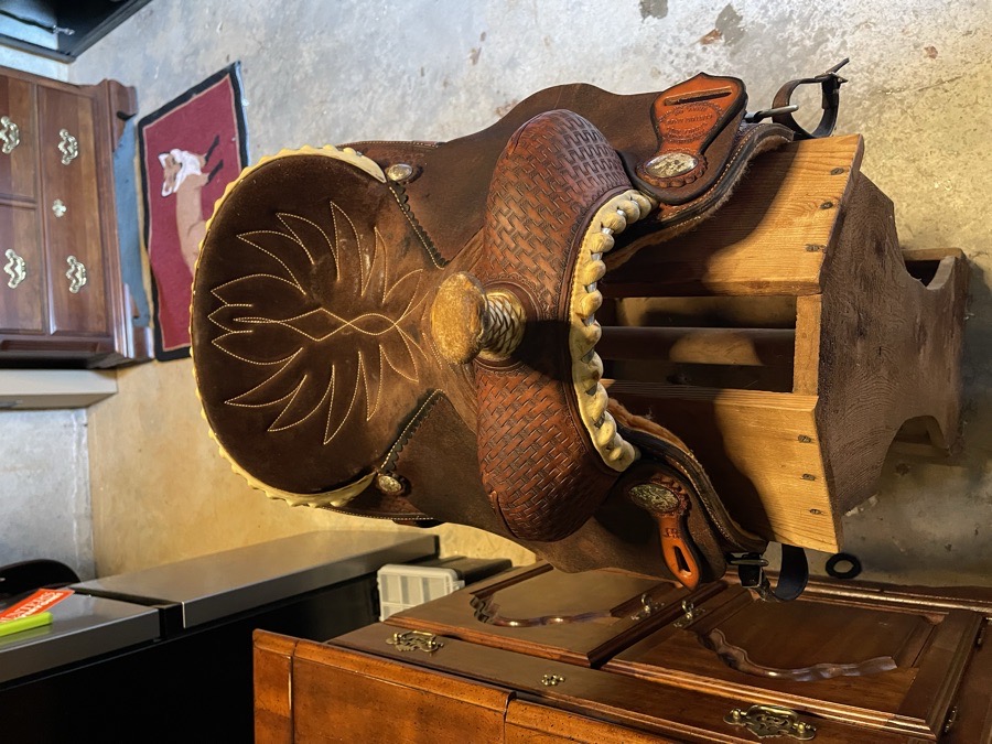1996 Allen Ranch Barrel Racing Saddle 