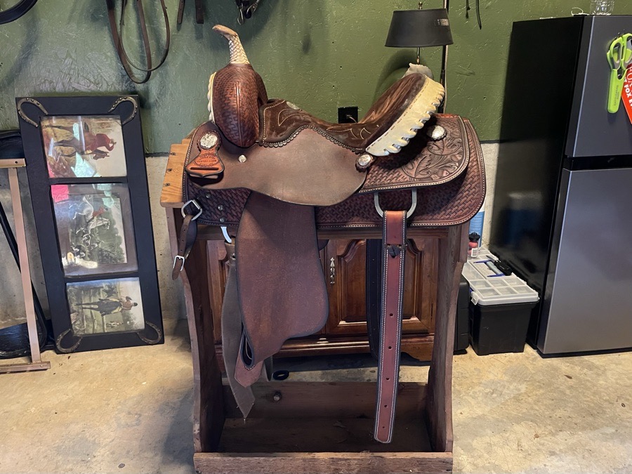 1996 Allen Ranch Barrel Racing Saddle 