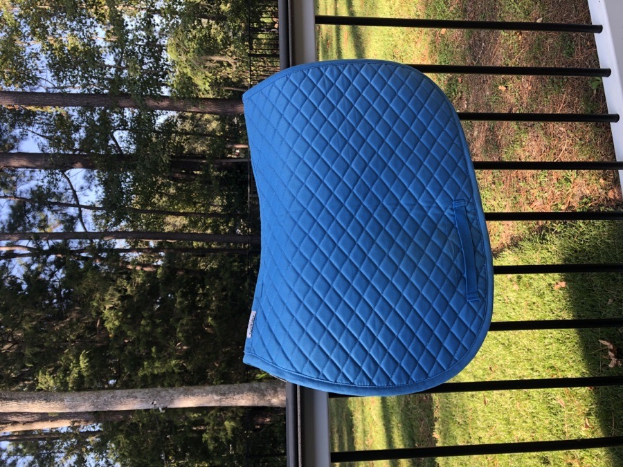 Blue Saddle Pad