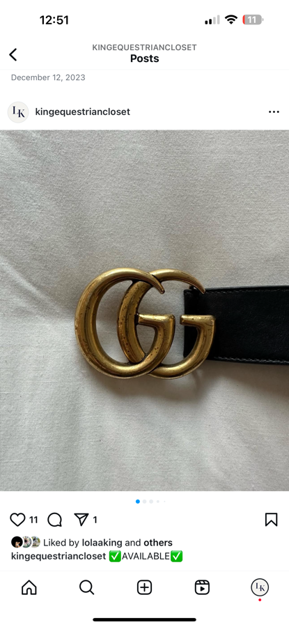 Gucci belt 