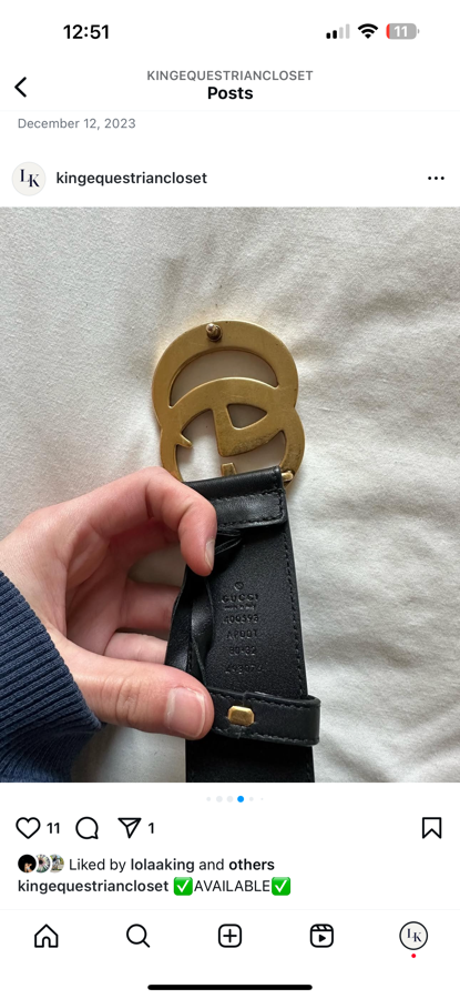 Gucci belt