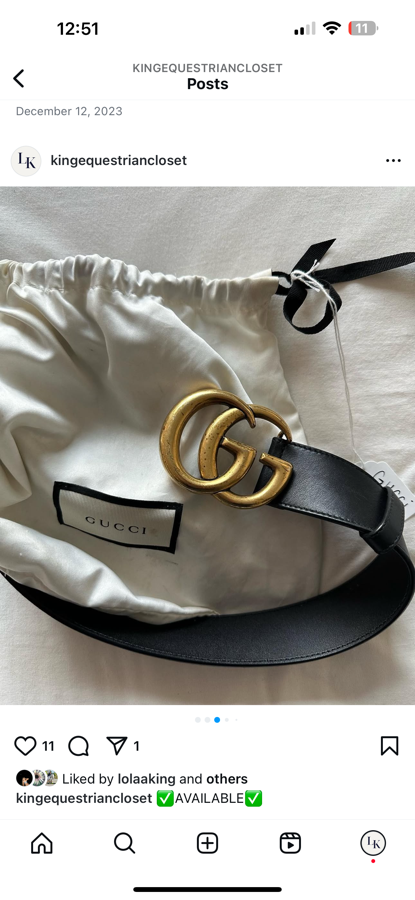 Gucci belt