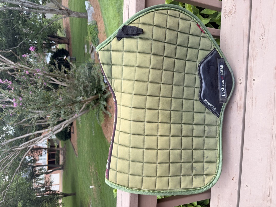 Lemieux loire hunter green saddle pad