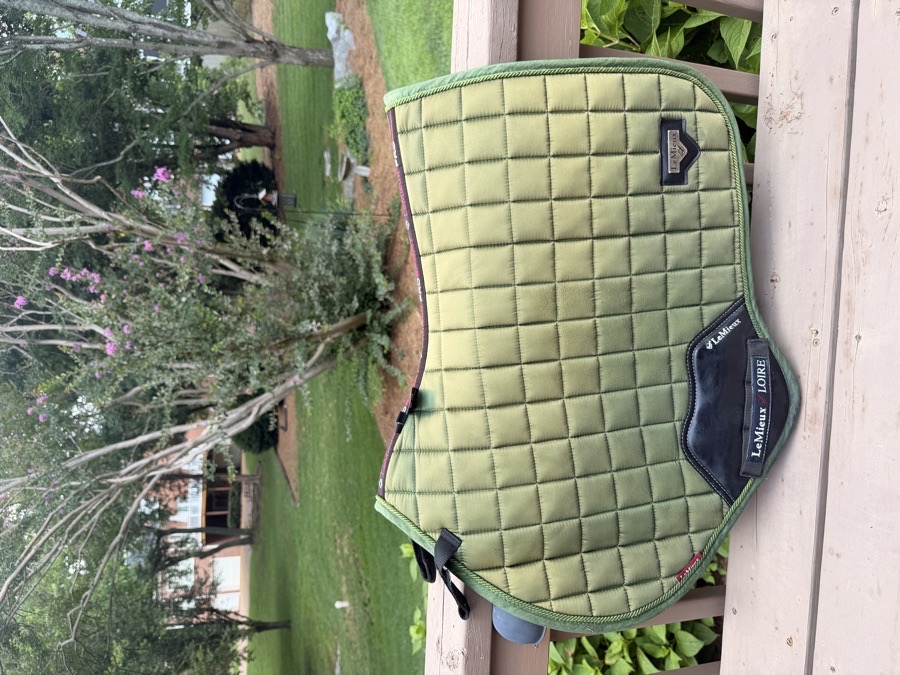 Lemieux loire hunter green saddle pad