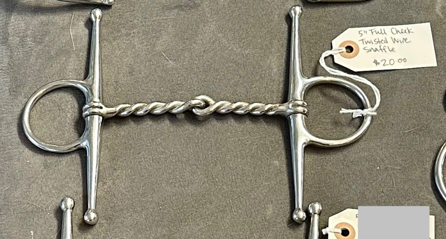 5” Full Cheek Single Twisted Wire Snaffle Bit