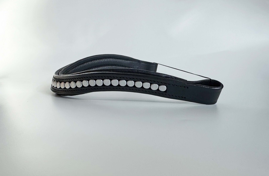Silver Beaded Browband