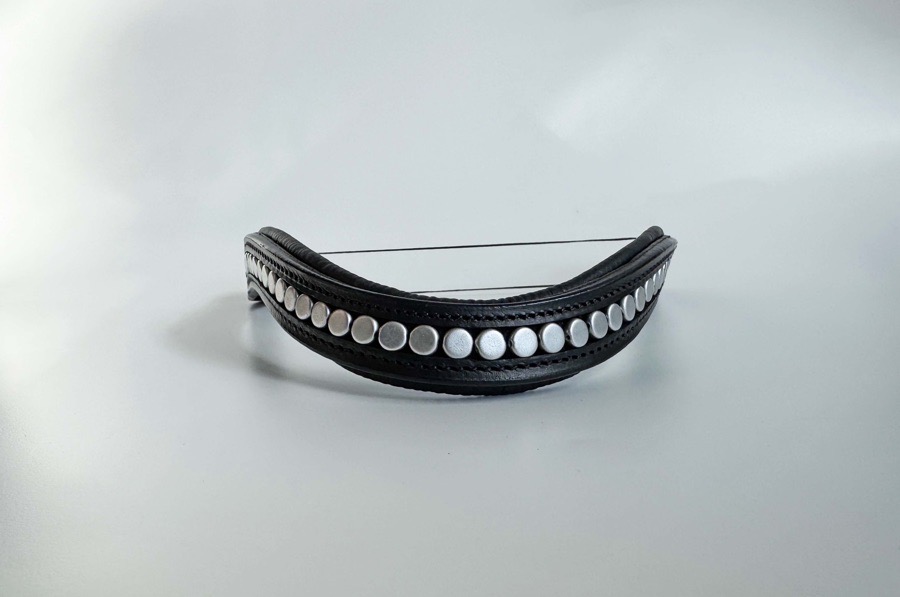 Silver Beaded Browband