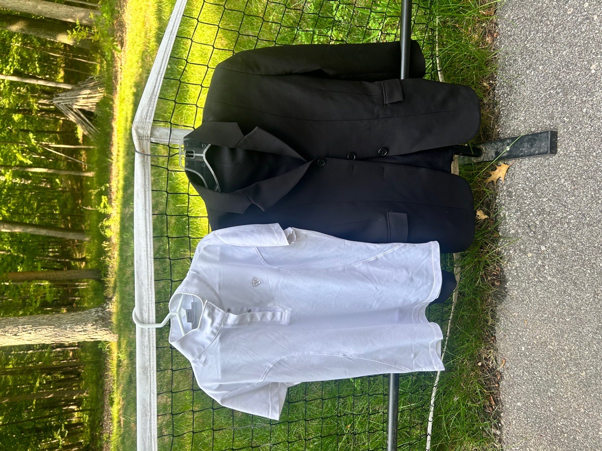 Kids show jacket and shirt