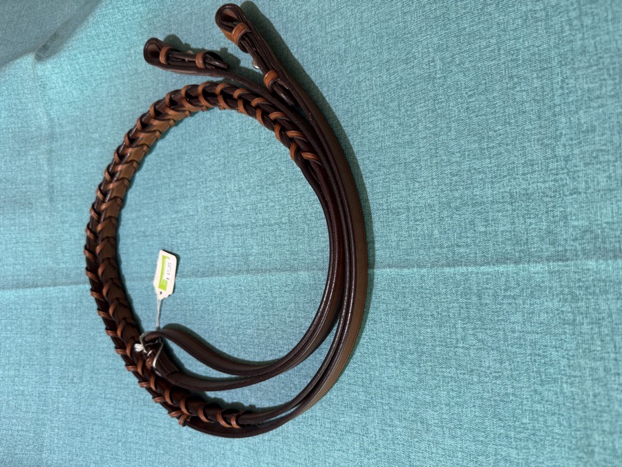 Bobby’s 5/8” Chestnut Laced Rein