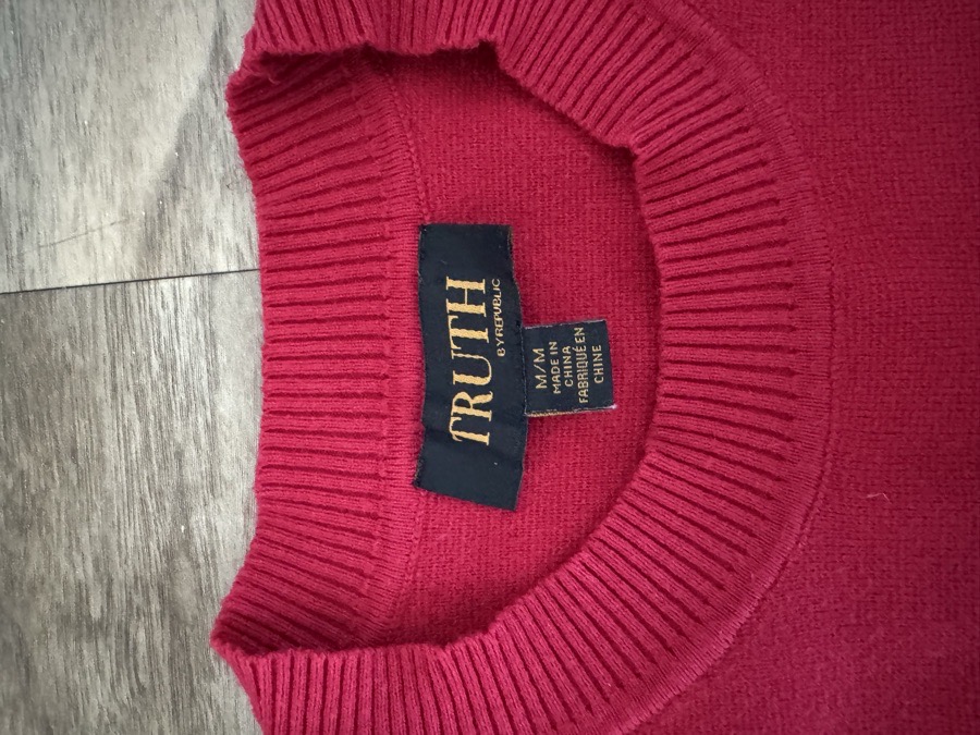 Red Truth Sweater 