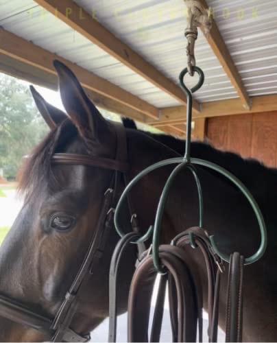 Triple Clover Horse Safety Bridle Tack Hook