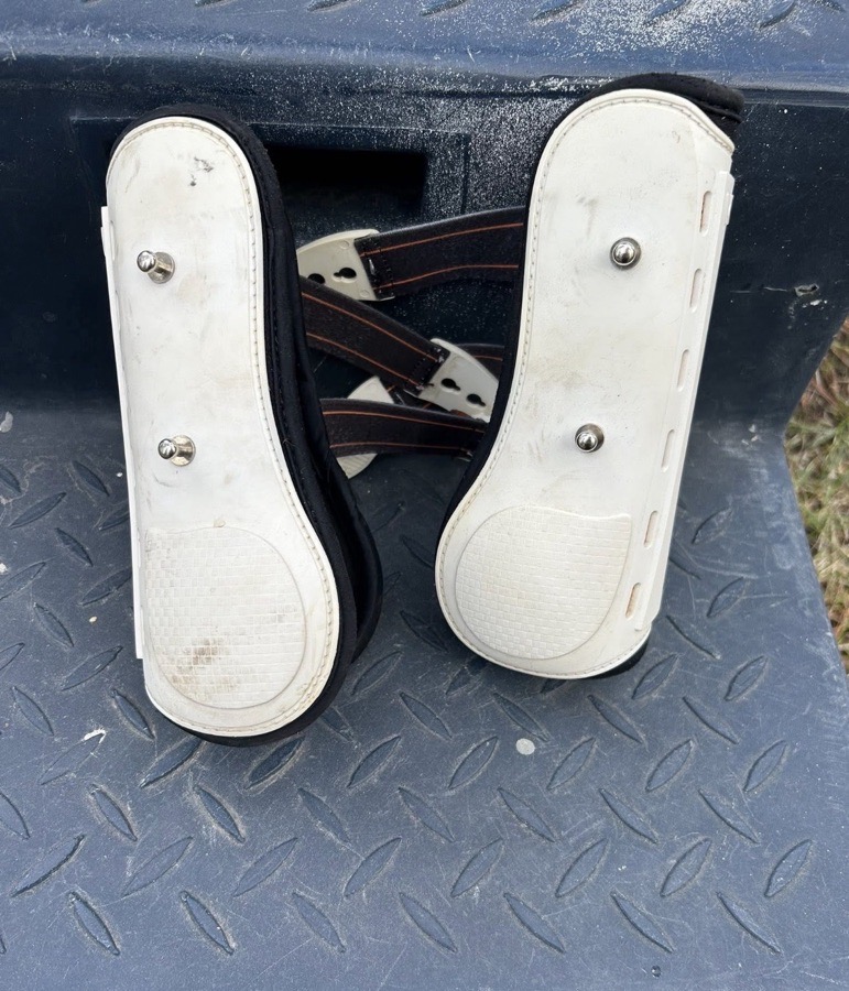 WOOF WEAR Open Front Boots - size small/medium