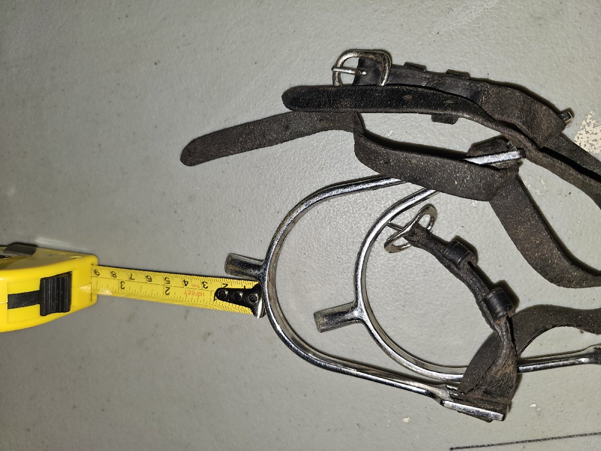 3/4" ladies spurs with spur straps