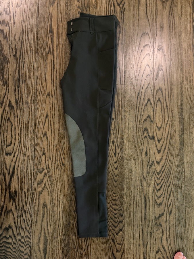 Free Ride Equestrian PRO Knee Patch Olive Breech Size 26