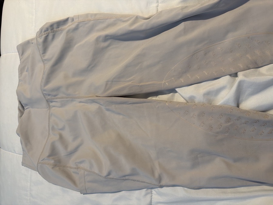 2 pairs of Large Knee patch riding tights