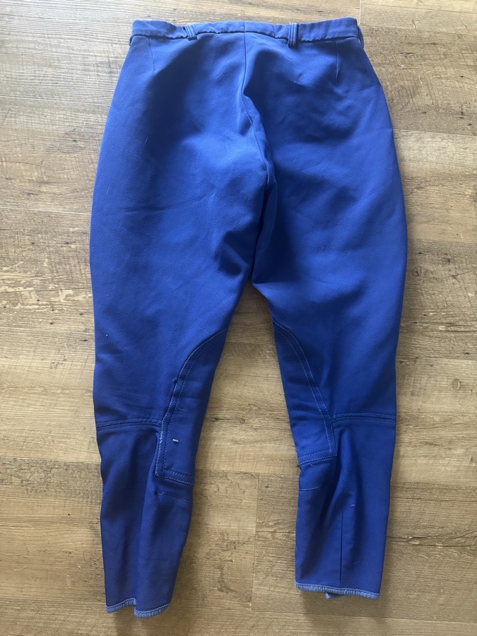 30R royal blue breeches