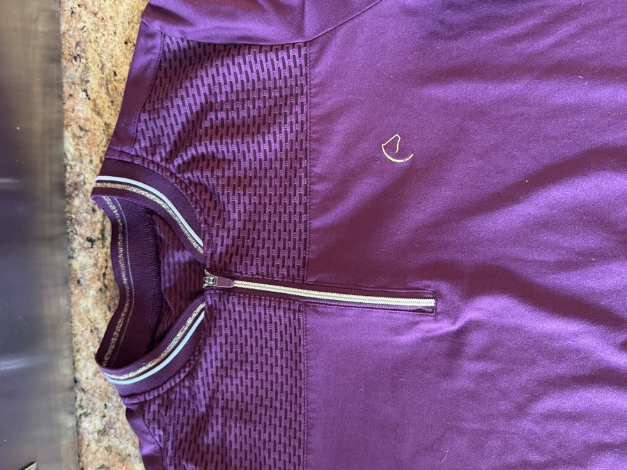 Equitheme maroon top